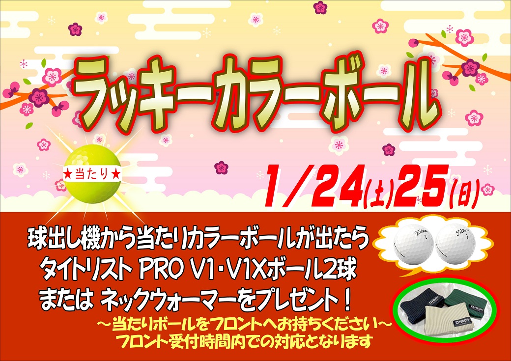 ラッキーカラーボール